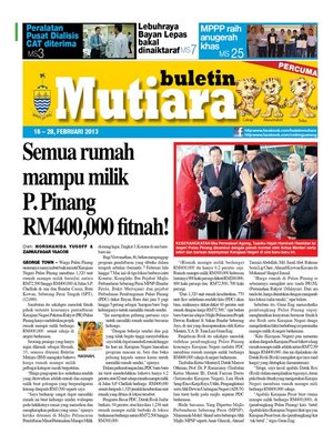 cover image of Buletin Mutiara 16-28 Feb 2013
